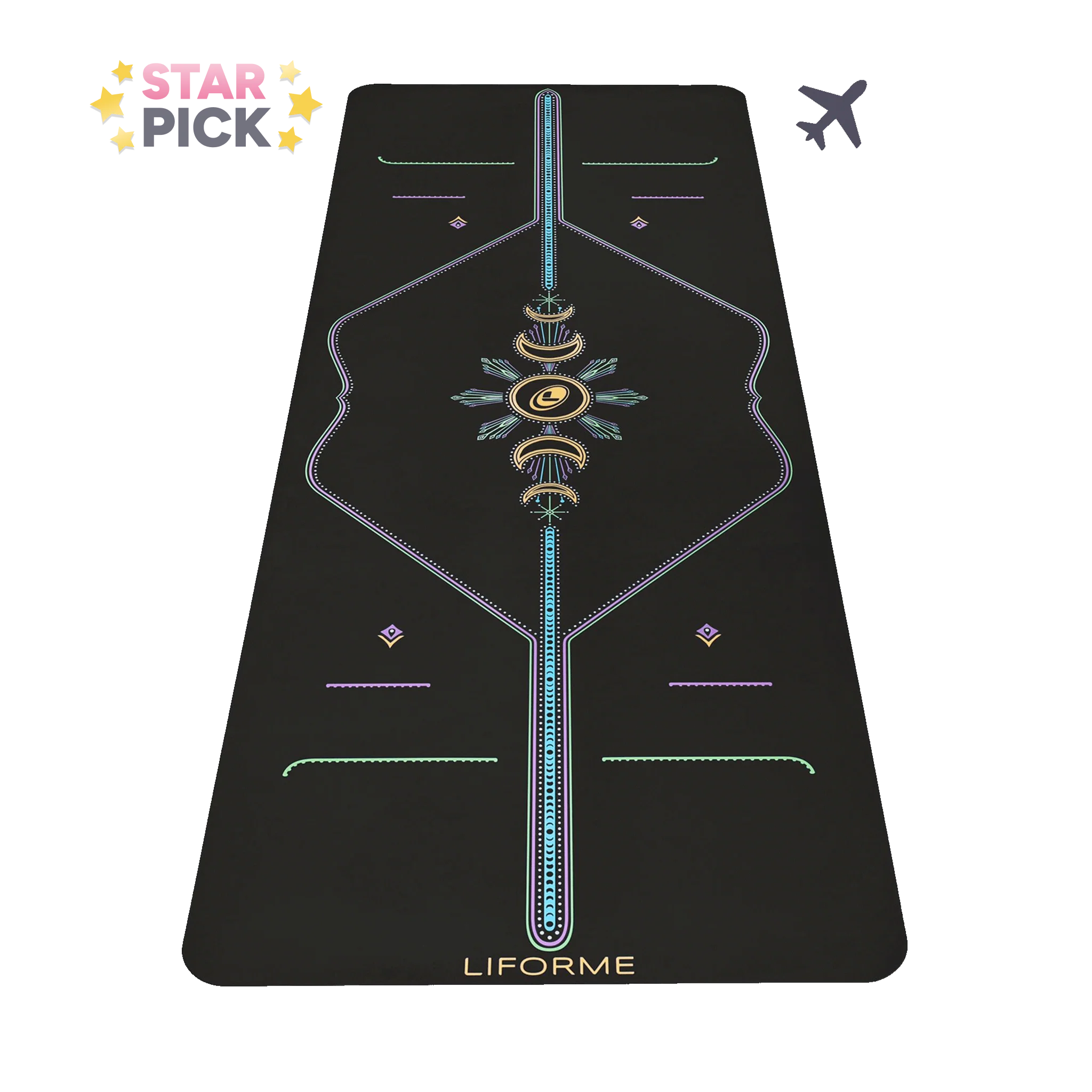 Liforme Cosmic Moon Travel Yoga Mat - Image 4