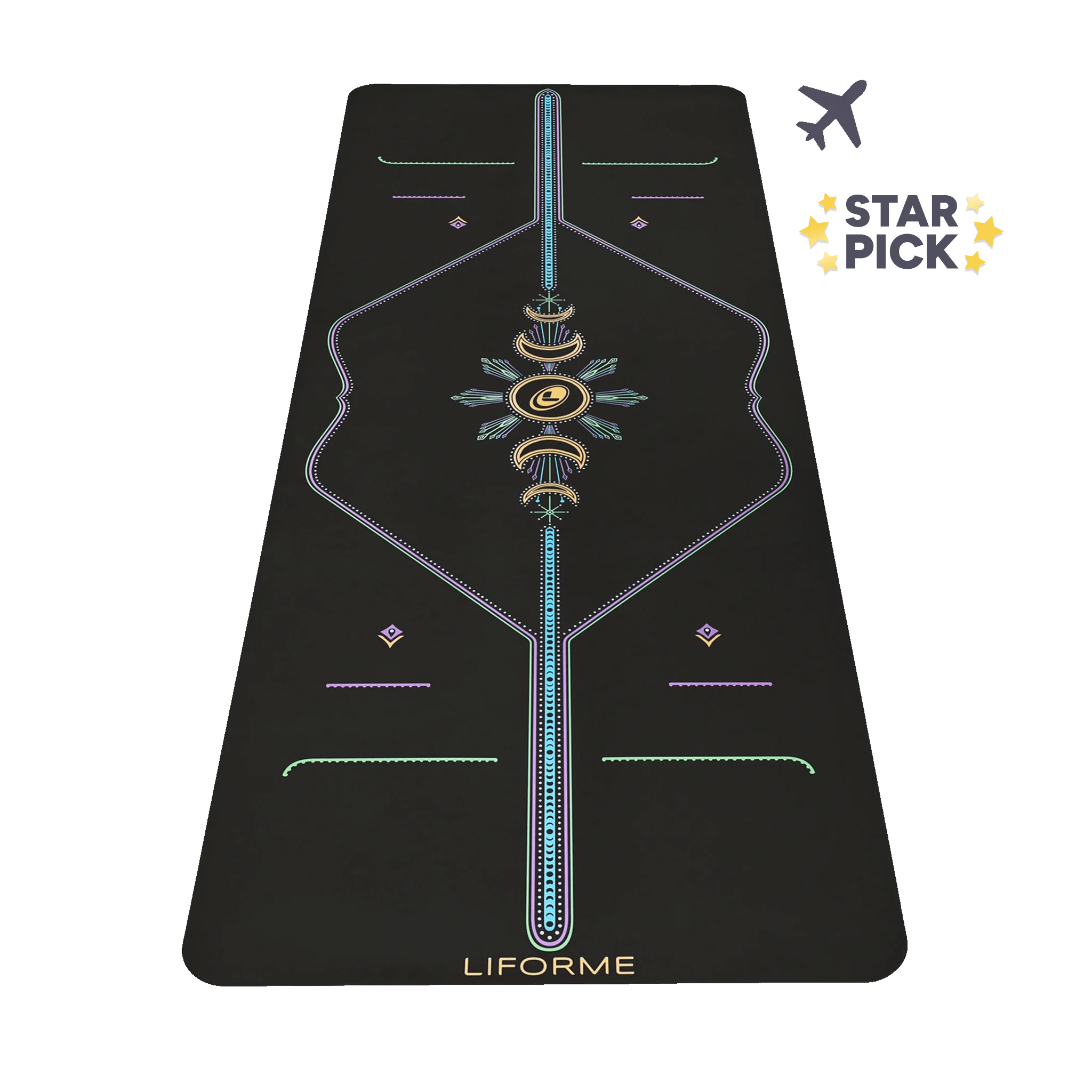 Liforme Cosmic Moon Travel Yoga Mat - Image 5
