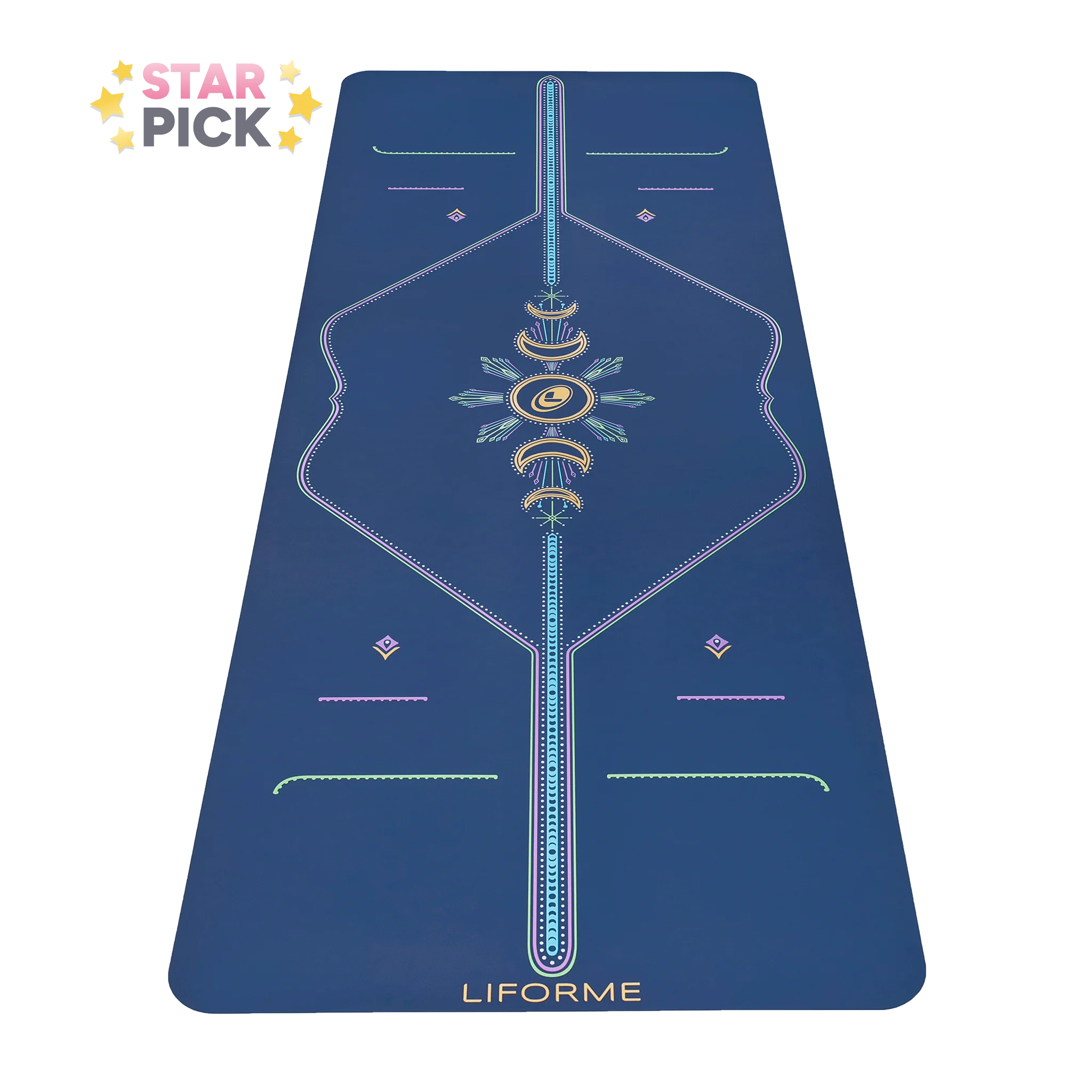 Liforme Cosmic Moon Yoga Mat - Image 4