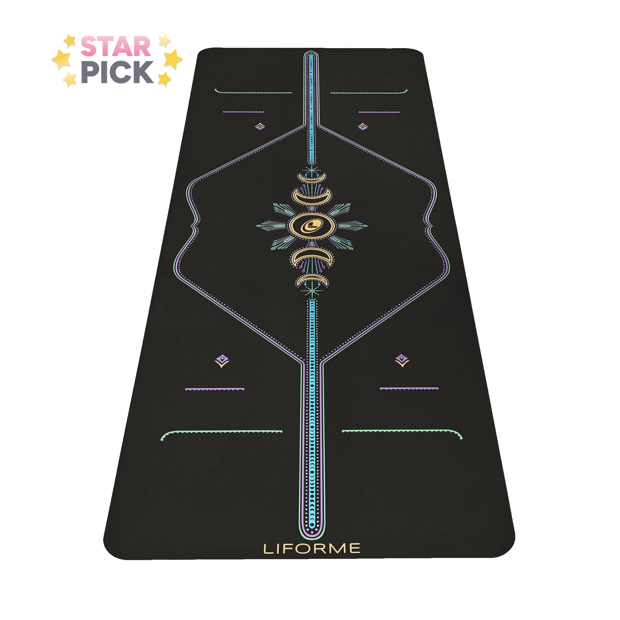 Liforme Cosmic Moon Yoga Mat - Image 5