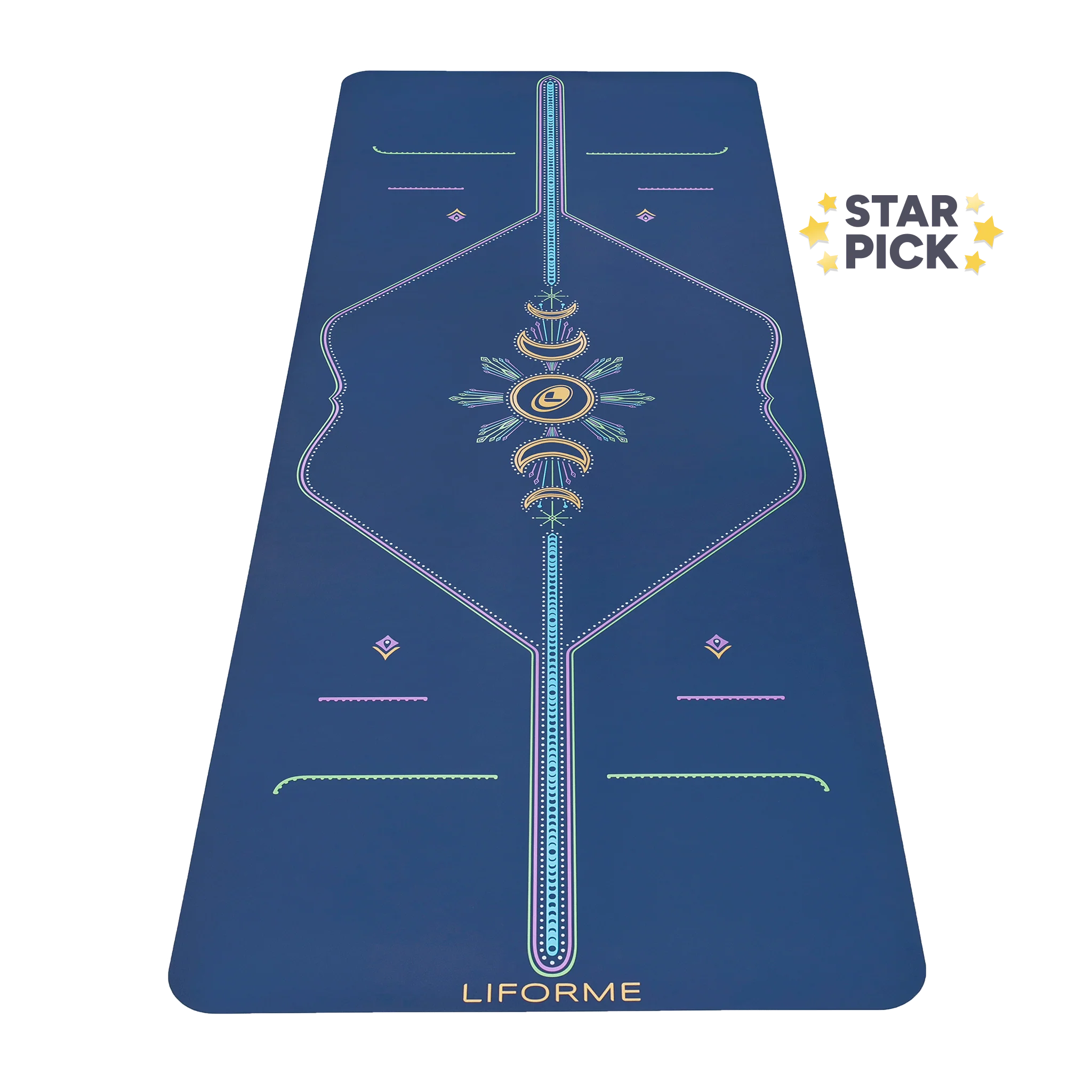 Liforme Cosmic Moon Yoga Mat - Image 6