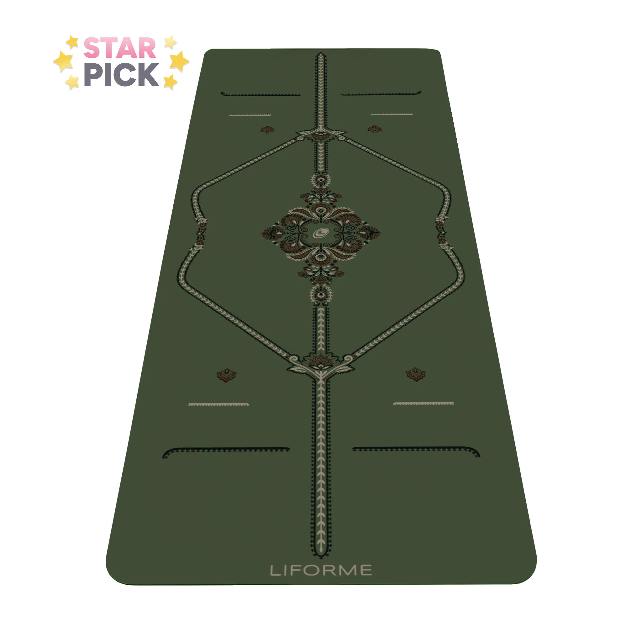 Liforme Deep Forest Mindful Garden Yoga Mat - Image 2