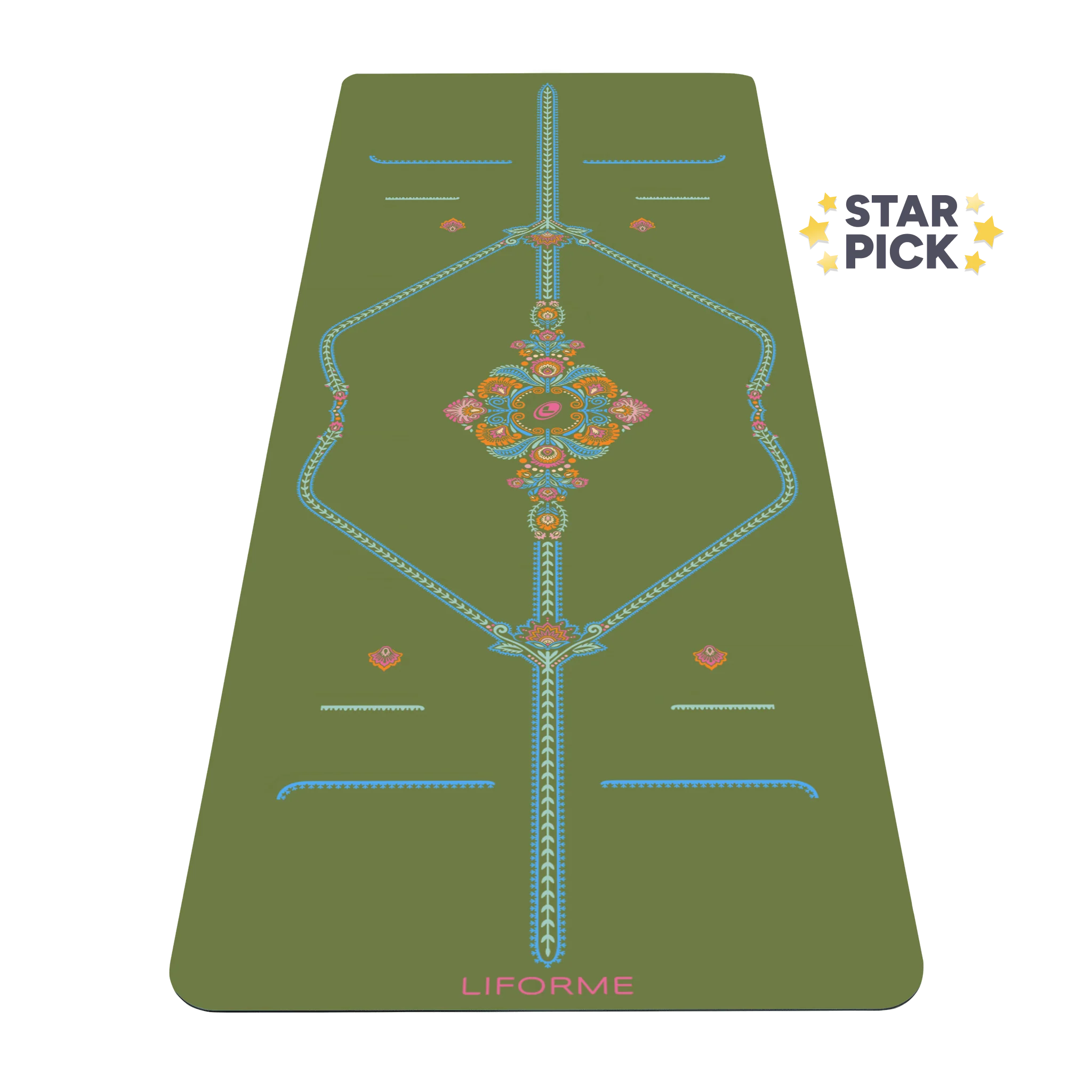Liforme Mindful Garden Yoga Mat - Image 4