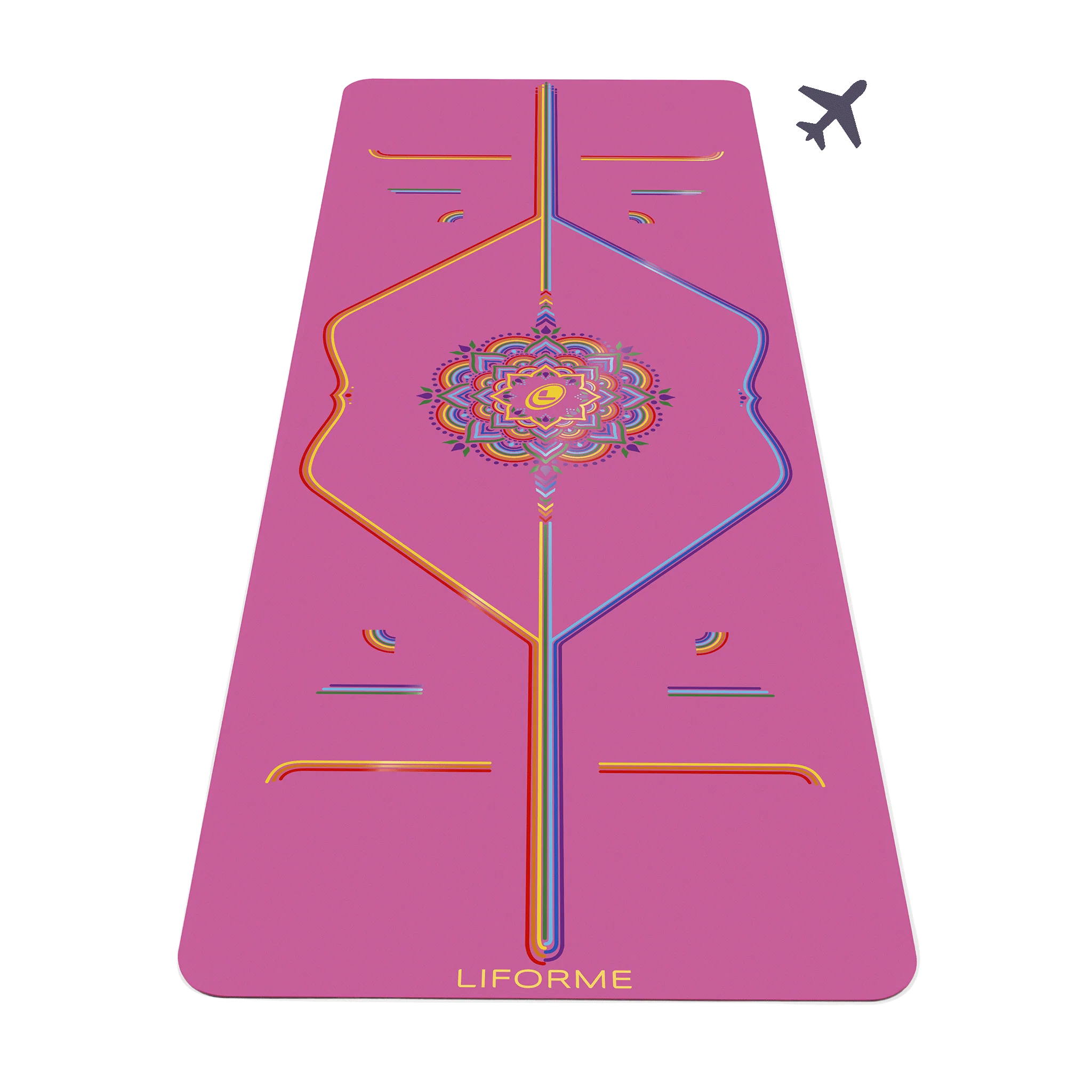 Liforme Rainbow Travel Yoga Mat - Image 3