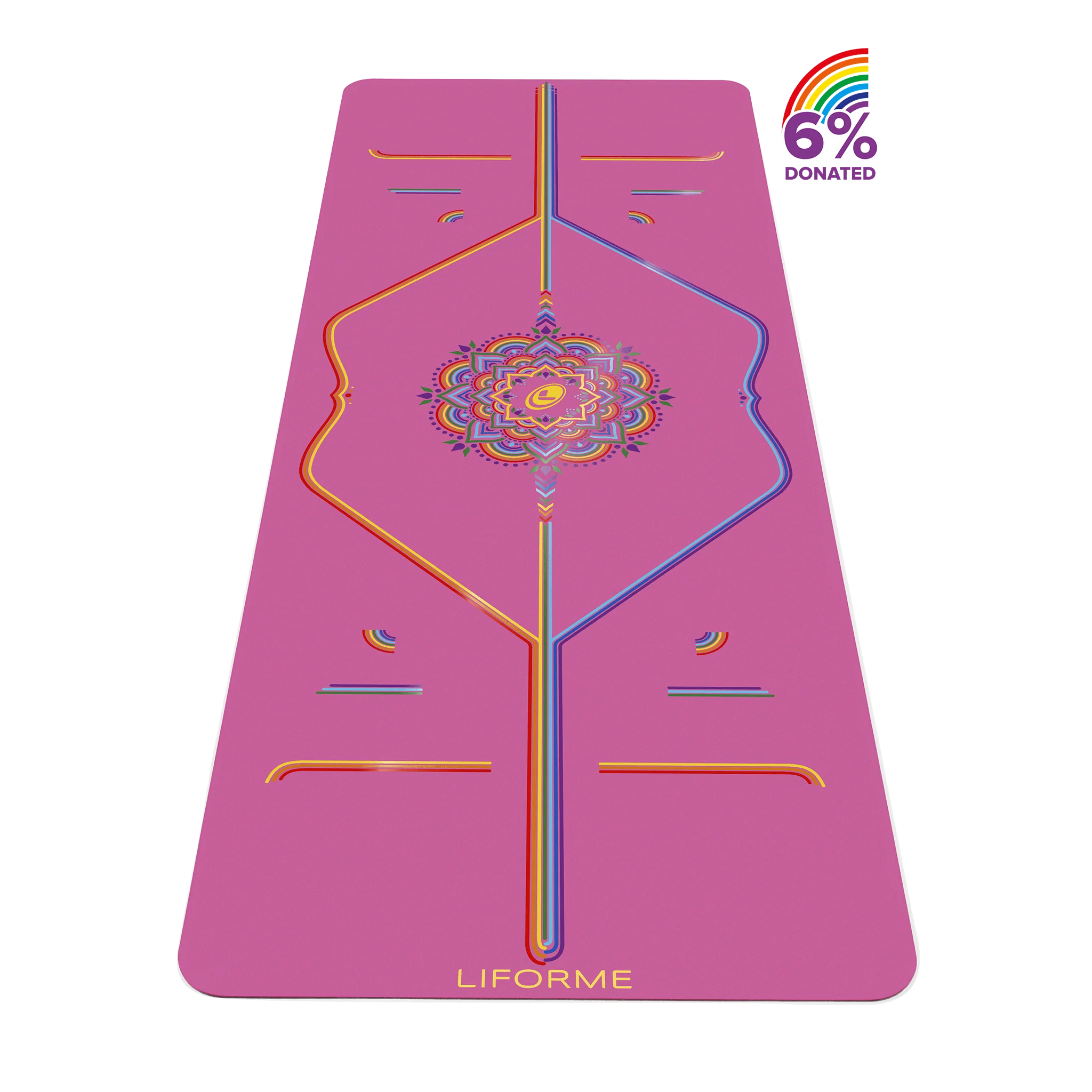 Liforme Rainbow Yoga Mat - Image 5