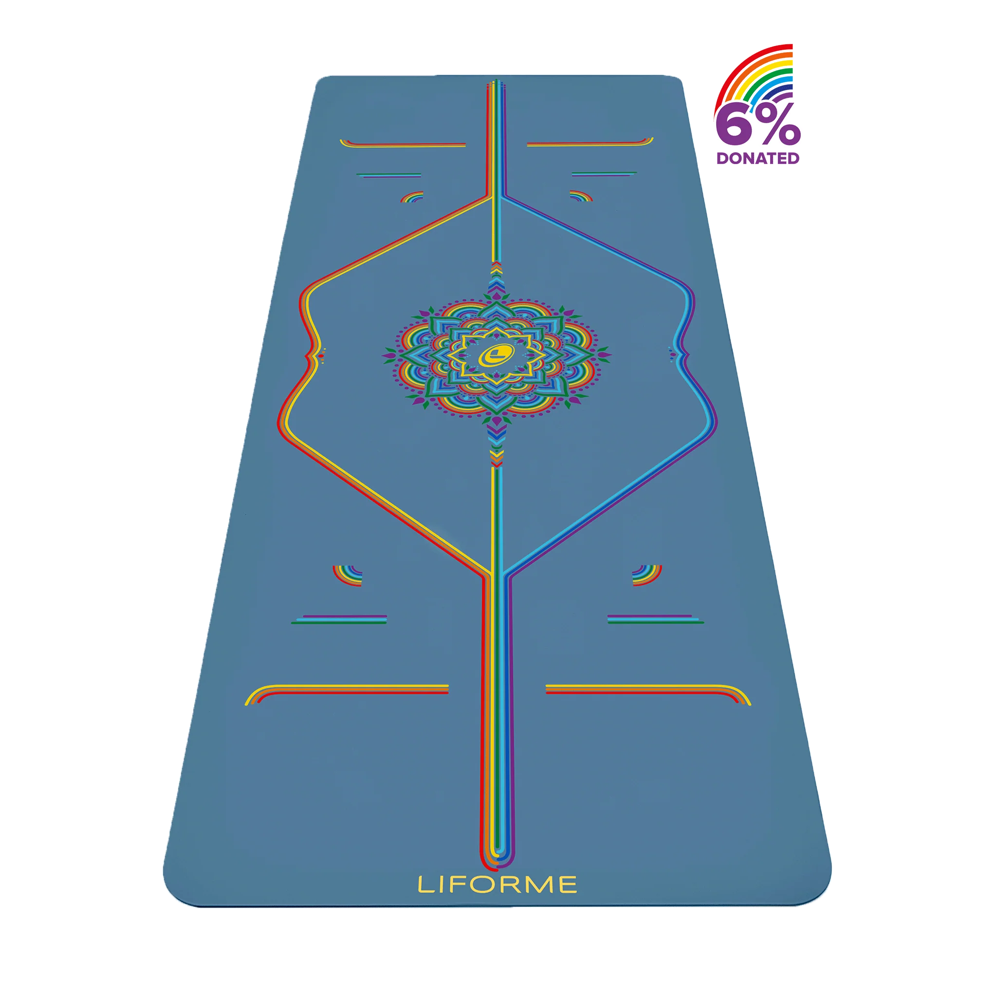 Liforme Rainbow Yoga Mat - Image 6