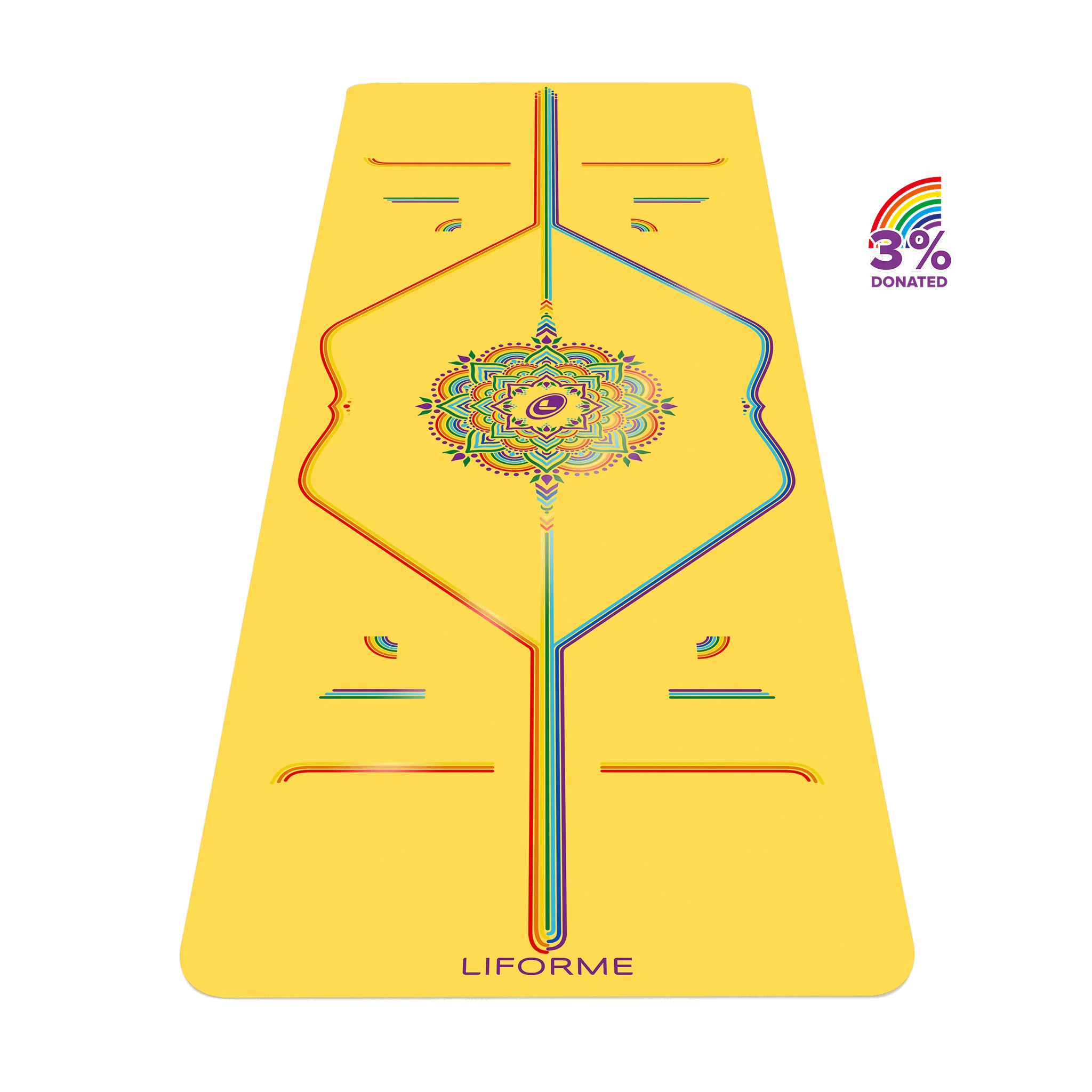 Liforme Rainbow Yoga Mat - Image 7